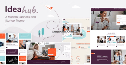 Ideahub Modern Startup Theme 1.2 GPL Theme