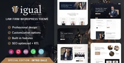 Igual Law Firm WordPress Theme 1.0.2 GPL Theme