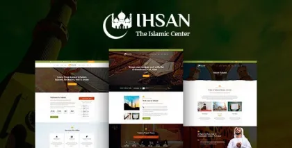 Ihsan Islamic Prayer Center 1.2.3 GPL Theme