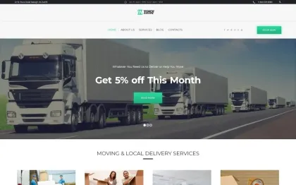 InTime Delivery Services WordPress theme WordPress Theme 1.0.0 GPL Theme