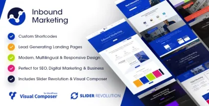 Inbound Marketing | Inbound, Landing Page WordPress Theme 1.1.6 GPL Theme
