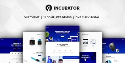 Incubator WordPress Startup Business Theme 3.3 GPL Theme