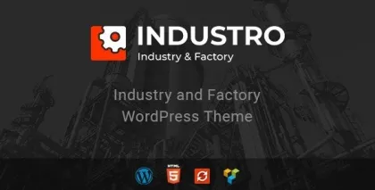 Industro Industry Factory WordPress Theme 1.1.1 GPL Theme
