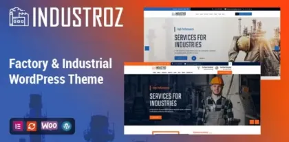 Industroz Factory Industrial WordPress Theme 4.6 GPL Theme