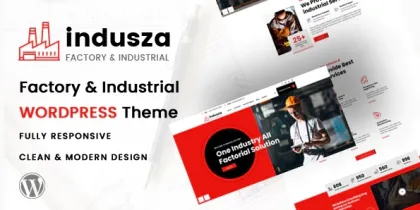 Indusza Industrial Factory WordPress 1.0.0 GPL Theme