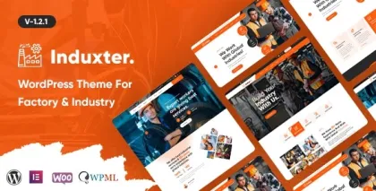 Induxter Industry And Factory WordPress Theme 1.2.4 GPL Theme