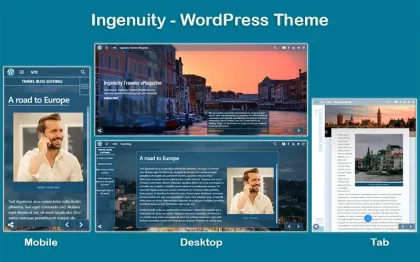 Ingenuity Multipurpose WordPress Theme 1.0.0 GPL Theme
