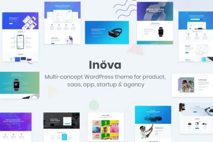 Inova Multipurpose WordPress Theme For Startups Agencies 3.6.0 GPL Theme
