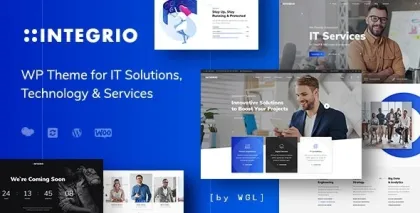 Integrio IT Solutions and Services Company WordPress Theme 1.1.3 GPL Theme
