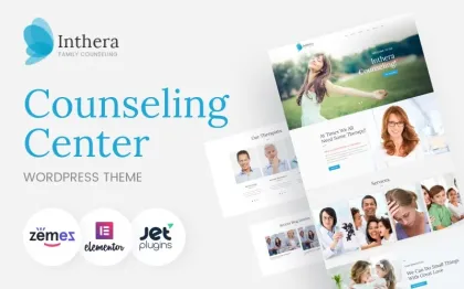 Inthera Counseling Centre WordPress Theme 1.0.0 GPL Theme