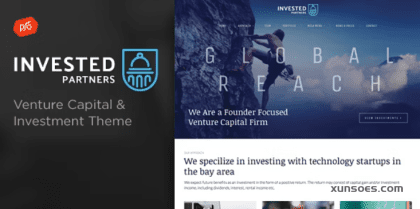 Invested Venture Capital Investment WordPress Theme 2.2 GPL Theme