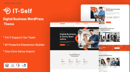 Itself Digital Business WordPress Theme 1.0.1 GPL Theme