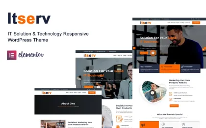 Itserv – Software and IT Solutions WordPress Theme 1.0.0 GPL Theme