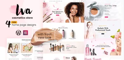 Iva Beauty Cosmetics Shop 3.0 GPL Theme