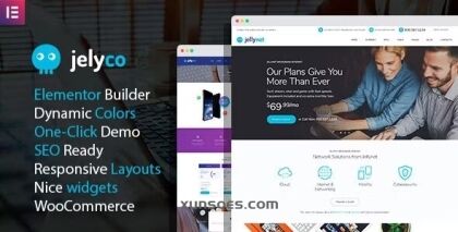 JelyCo ISP Telecom WordPress Theme 1.1.0 GPL Theme
