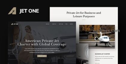 Jet One Private Airline WordPress Theme 1.2.6 GPL Theme