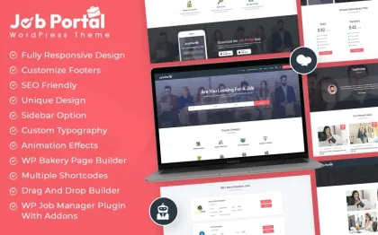 Job Portal WordPress Theme 1.0.0 GPL Theme