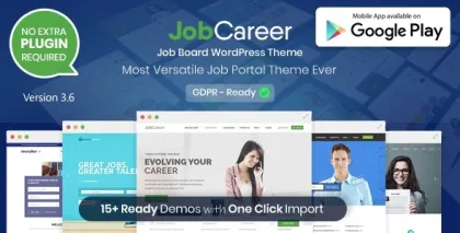 JobCareer 5.0 GPL Theme