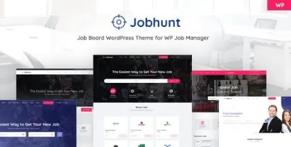 Jobhunt Job Board WordPress theme for WP Job Manager 2.0.1 GPL Theme