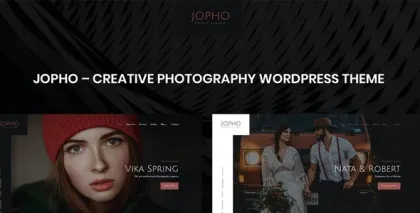 Jopho – Creative Photography WordPress Theme 1.0.0 GPL Theme