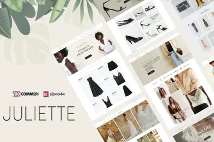 Juliette Elementor WooCommerce Theme 1.0.9 GPL Theme