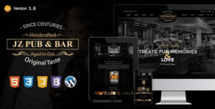Jz Pub Bar WordPress Theme 3.0 GPL Theme