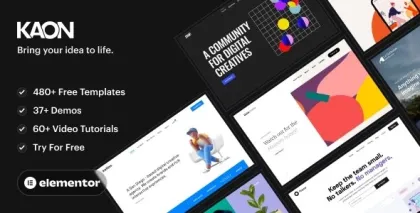 Kaon WordPress Theme for Creatives WooCommerce 1.0.2 GPL Theme