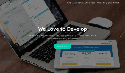 Keeway Digital Agency One page WordPress Theme 2.3 GPL Theme