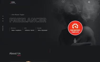 Keira Personal Portfolio WordPress Theme 1.1 GPL Theme