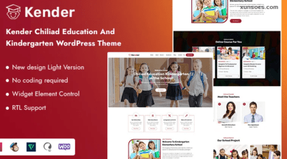 Kender – Chiliad Education And Kindergarten WordPress Theme 1.0.1 GPL Theme