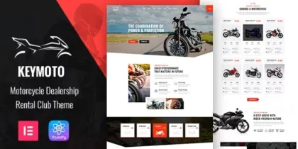 Keymoto – Motorcycle Club Theme 1.2.4 GPL Theme