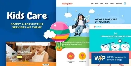 Kids Care | A Multi-Purpose Children WordPress Theme 3.0.8 GPL Theme