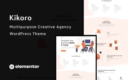 Kikoro Creative Agency WordPress Theme 1.0.0 GPL Theme