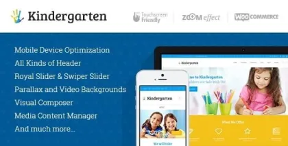 Kindergarten | Day Care Children School Education WordPress Theme 3.8 GPL Theme