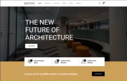 Kitecx Architecture Interior WordPress Theme 1.0.3 GPL Theme