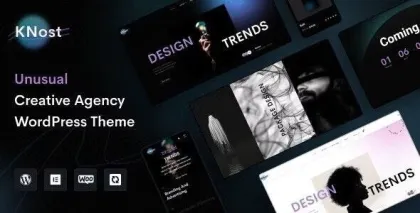 Knost Creative Agency Portfolio WordPress Theme 1.2.5 GPL Theme