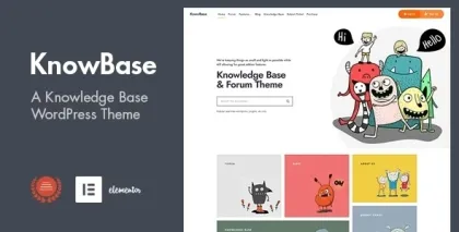 KnowBase A Helpdesk bbPress WordPress Theme 1.3 GPL Theme