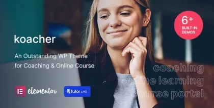 Koacher Coaching Online Course WP Theme 1.0.2 GPL Theme