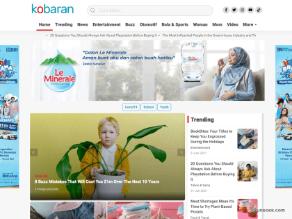 Kobaran Theme WordPress 2.1 GPL Theme