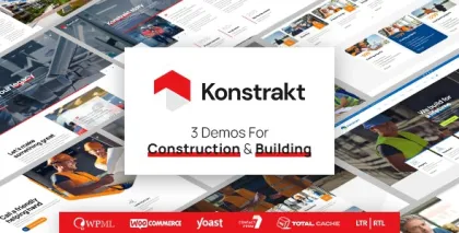 Konstrakt WordPress Theme for Construction 1.1.5 GPL Theme