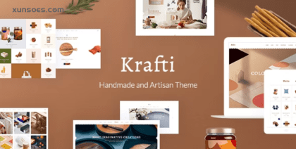 Krafti Arts Crafts WordPress Theme 1.2 GPL Theme