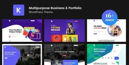 Kriativ Creative Portfolio WordPress Theme 1.0.3 GPL Theme