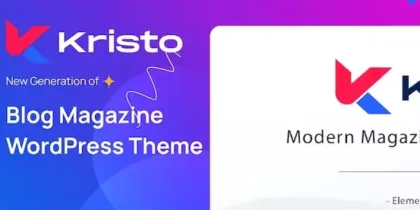 Kristo – Modern Magazine WordPress Theme 2.4 GPL Theme