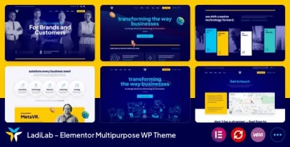 LadiLab Elementor Multipurpose WordPress Theme 1.0.2 GPL Theme