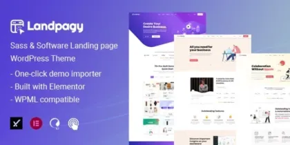 Landpagy Multipurpose Landing page WordPress Theme 1.8.3 GPL Theme