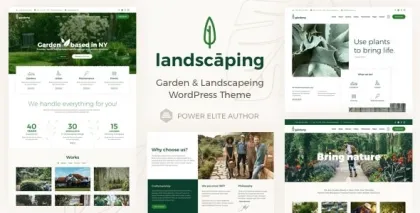 Landscaping Garden Landscaper 16.2 GPL Theme