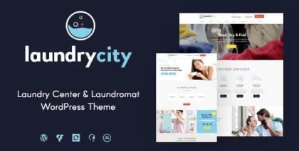 Laundry City | Dry Cleaning Washing Services WordPress Theme 1.2.11 GPL Theme