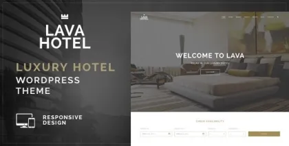 Lava Luxury Hotel WordPress Theme 1.5.2 GPL Theme