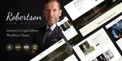 Law Office | Attorney Legal Adviser WordPress Theme + RTL 3.3 GPL Theme