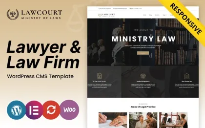 Lawcourt Attorney Lawyers WordPress Theme 1.0.0 GPL Theme